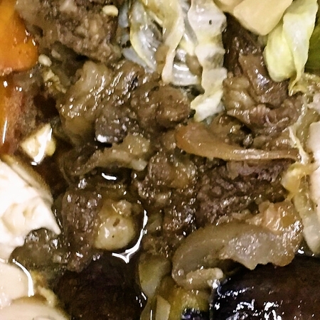牛すじすき焼き