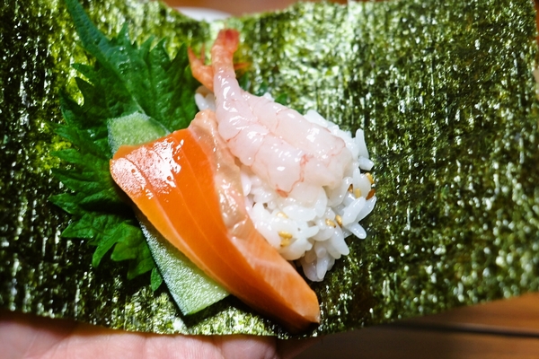 手巻き寿司その四