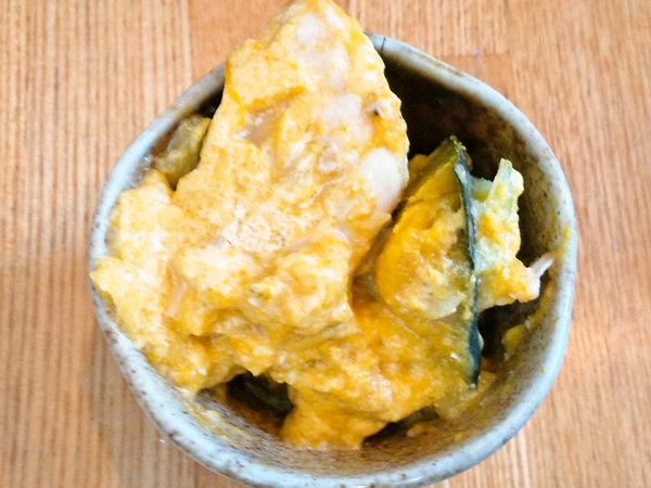 鶏肉とかぼちゃのクリーム煮