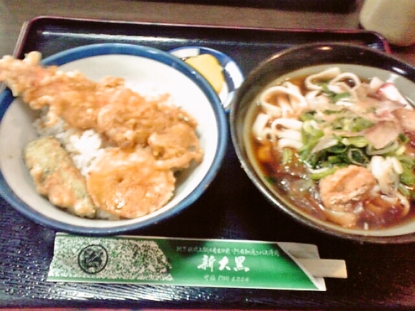 きしめん天丼セット