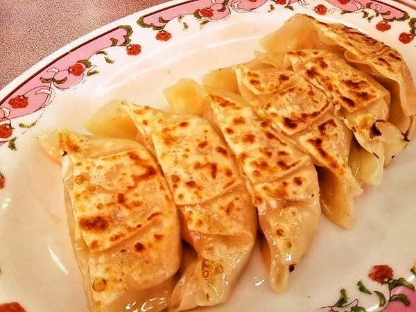 王将餃子の両面焼き