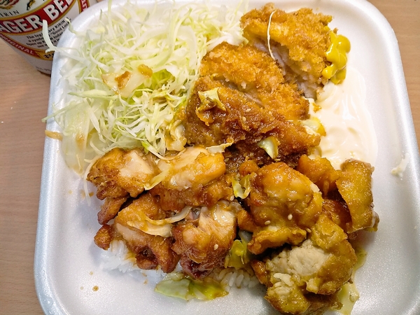 鶏ちゃん焼きチキンカツ丼