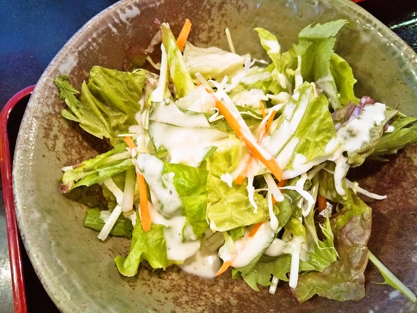 水菜たっぷりサラダ