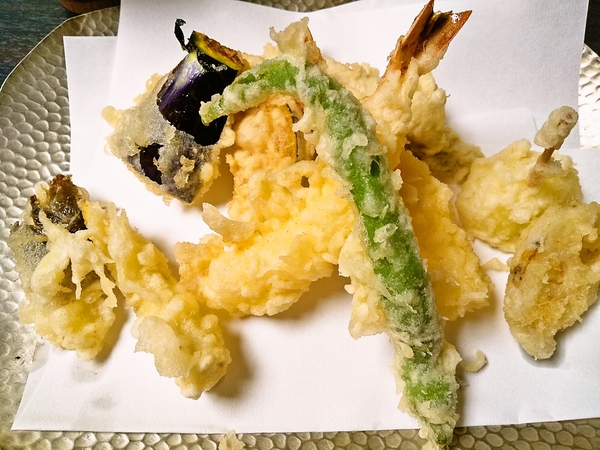 天婦羅盛り合わせ