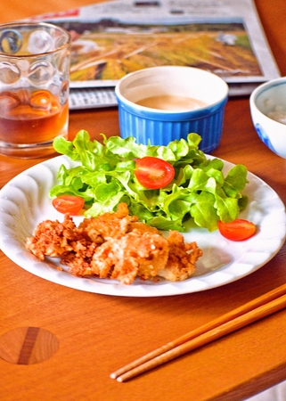 ヴィーガン唐揚げランチ