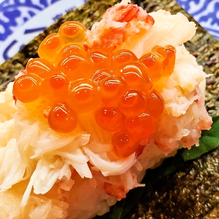 くら寿司の本ずわいがに手巻き