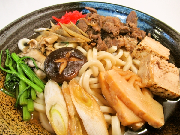 牛すき煮風うどん
