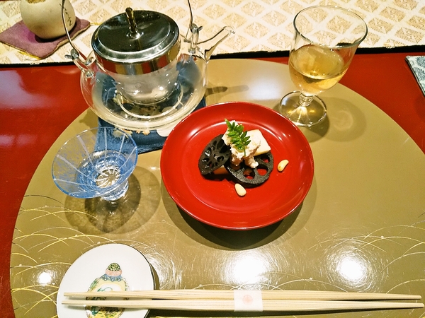 蓮根の黒炭炊き