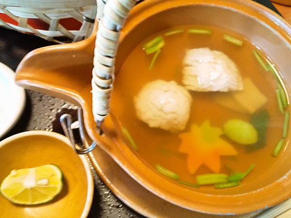 ハモと松茸の土瓶蒸し