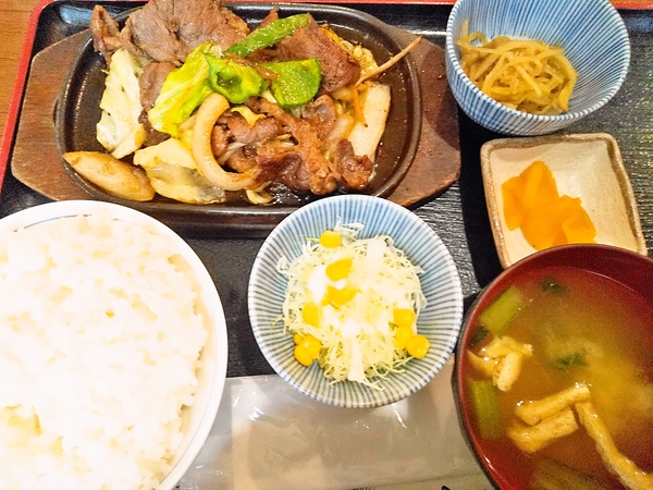 ジンギスカン定食