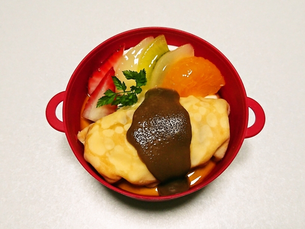 アン．ドンプリ＠京都・福知山の新作ドンプリ「オムレツ風」