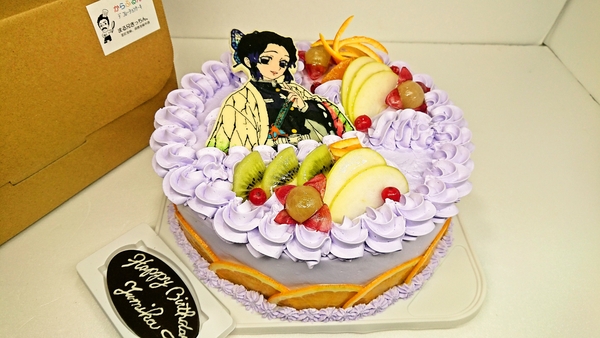 キャラケーキ　鬼滅の刃　胡蝶しのぶ