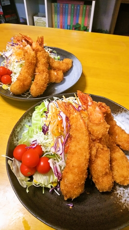 エビフライはブラックタイガーが好き