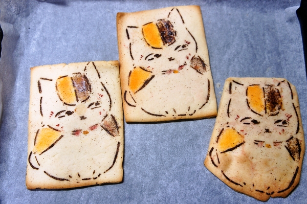 ニャンコ先生のステンシルクッキー