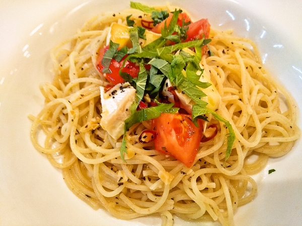 カマンベールチーズパスタ