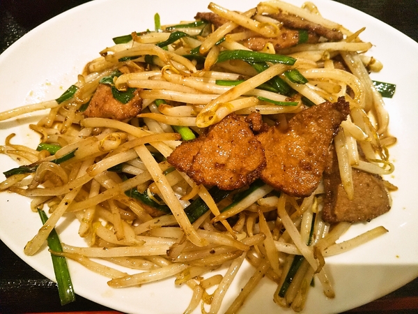 王道のレバニラ炒め