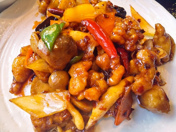 四川風鶏肉炒め