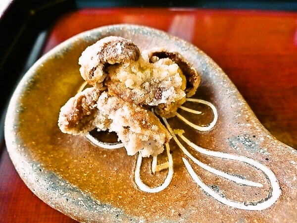 鰻肝野から揚げ