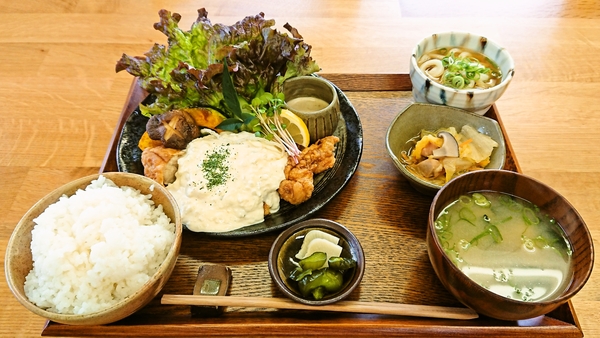 粂蔵＠京都・福知山のチキン南蛮定食