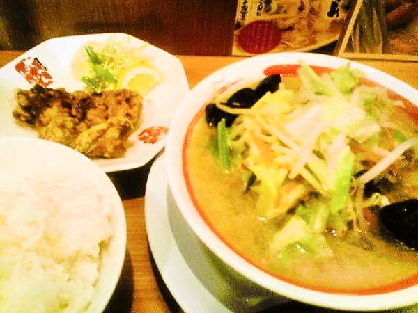 近江ちゃんぽん唐揚げセット