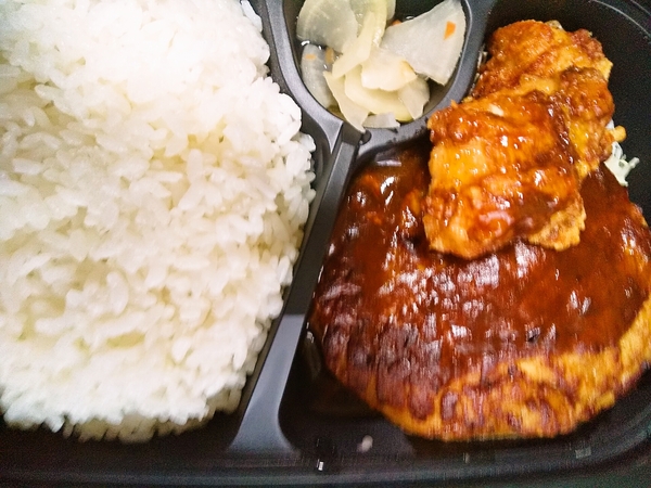 ハンバーグ＆唐揚弁当