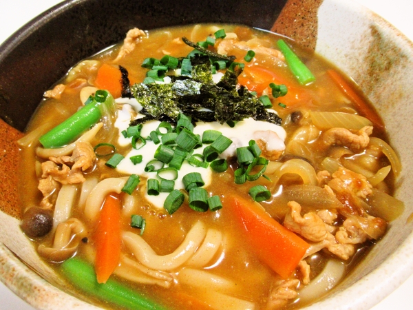 和風チーズカレーうどん