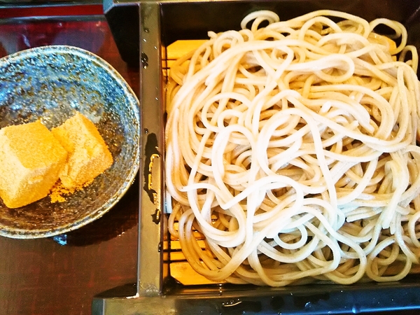 せいろ蕎麦とわらび餅