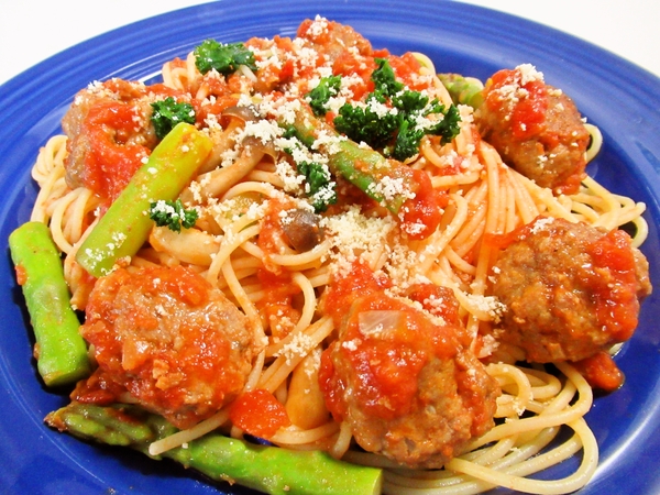 ミートボールパスタ