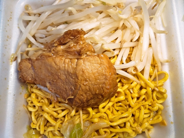 豚骨醤油ニンニク汁なし麺