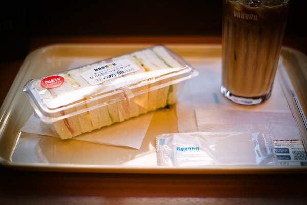 ドトールのサンドイッチまた始めてくれてありがとう