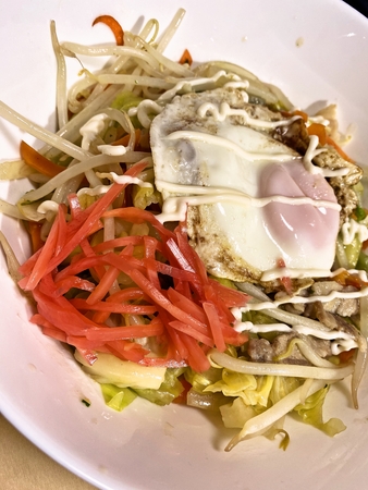 焼きラーメン作ってみた