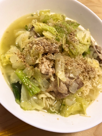 野菜煮込み塩ラーメン