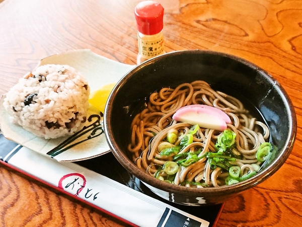 宮Ｃａｆｅ＠京都・福知山の夜久野駅そばセット