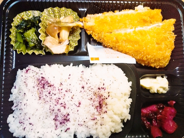 アジフライ弁当