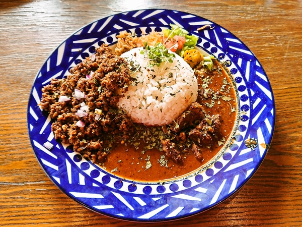 ガルミー＠京都・福知山の今週のカレー＆ドライキーマあいがけ