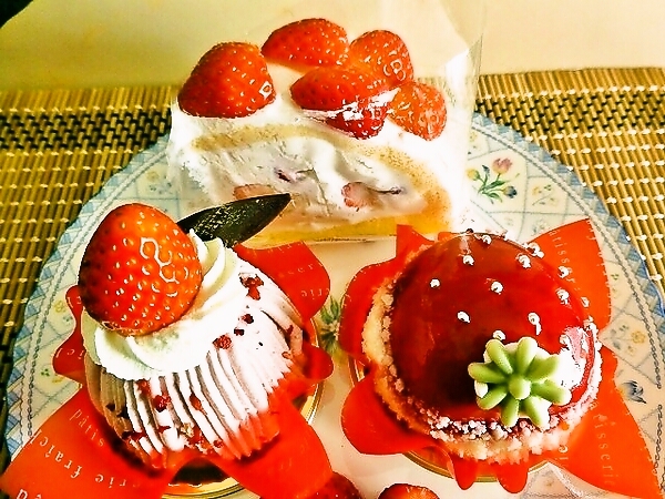 シャトレーゼのいちごケーキ♪