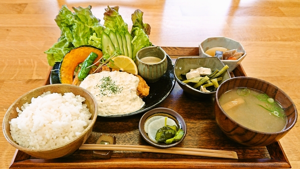 粂蔵＠京都・福知山のチキン南蛮定食