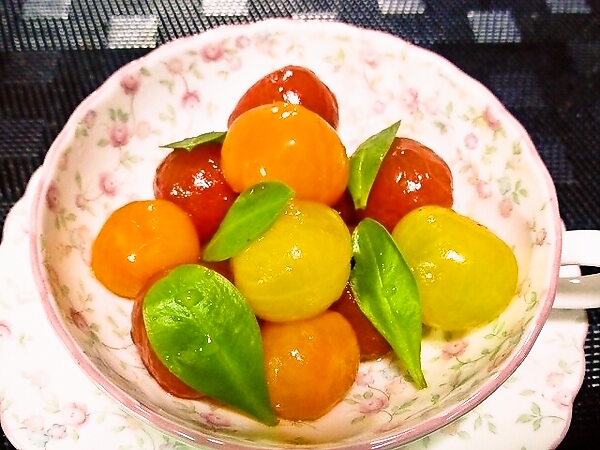 ミニトマトのはちみつマリネ