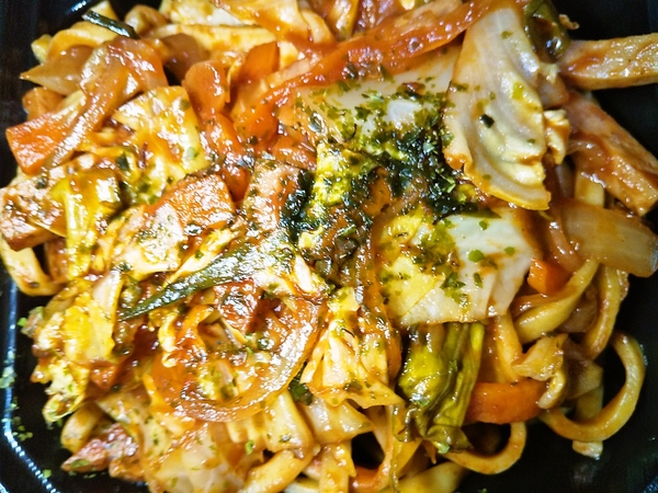 ケチャップ味の沖縄焼きそば