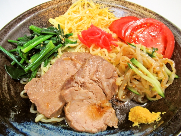 手作りチャーシューの冷やし中華