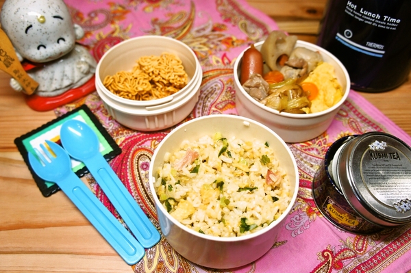 大根の葉のチャーハン＆筑前煮弁当