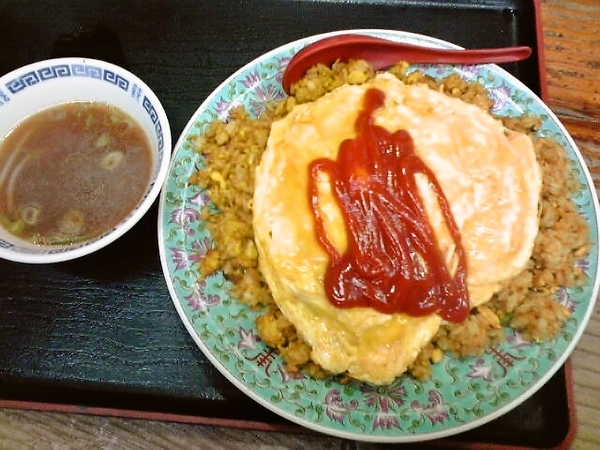 オムカレー炒飯