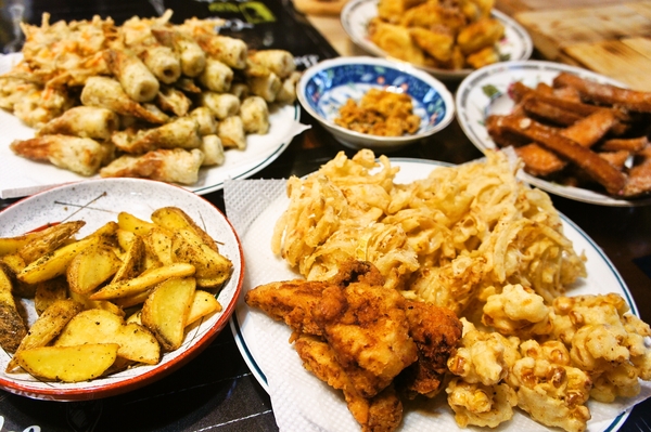 次男の高校入学祝いで揚げ物パーティー