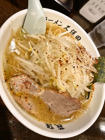 中華そば、もやしトッピング