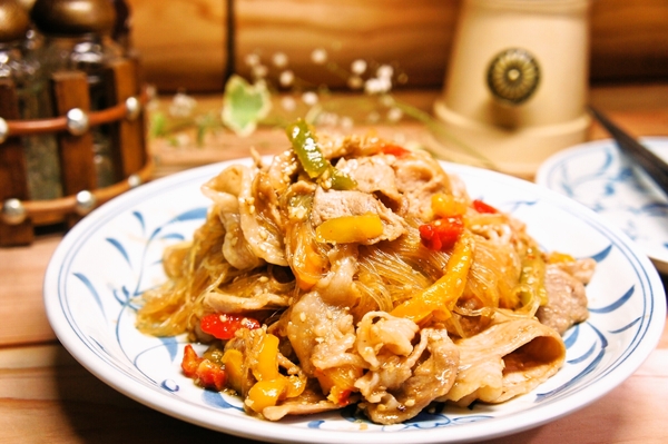 豚肉と春雨のチャプチェ風