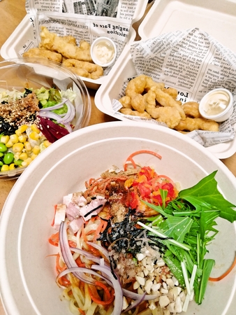 まぜそば　食べクリ　桃谷駅