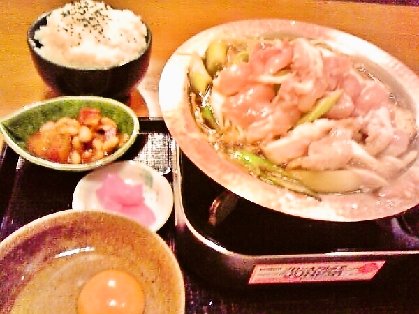 鶏すき定食