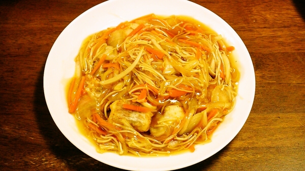 タラの甘酢あんかけ