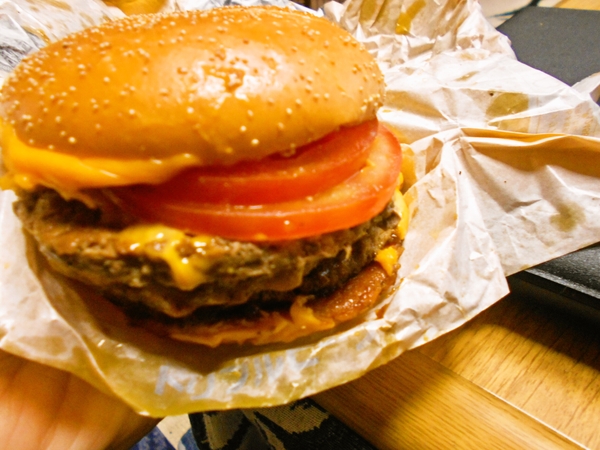 サムライマック　トリプル肉厚バーガー