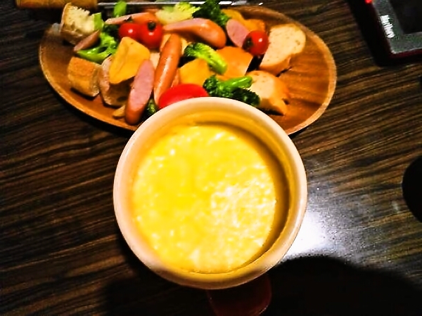 チーズフォンデュ